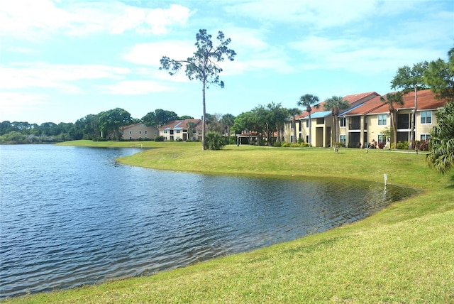 view of water feature