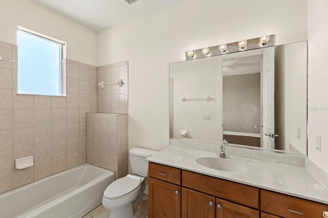 1318 3rd Street Cir E, Palmetto, FL 34221 - full bathroom featuring vanity and bathtub / shower combination