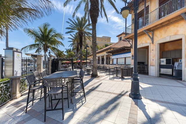 1318 3rd Street Cir E, Palmetto, FL 34221 - patio / terrace with outdoor dining area and a patio