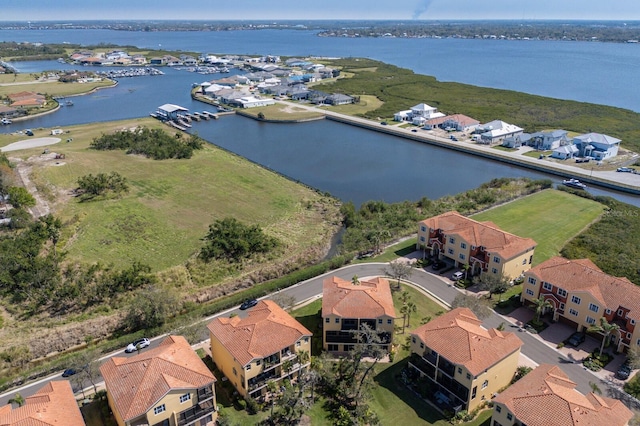 1318 3rd Street Cir E, Palmetto, FL 34221 - aerial perspective of suburban area with a nearby body of water