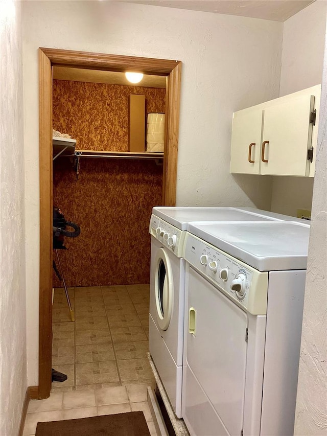 1428 Pine Island Ct, Punta Gorda, FL 33950 - washroom featuring cabinet space and separate washer and dryer