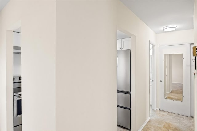 hall with baseboards