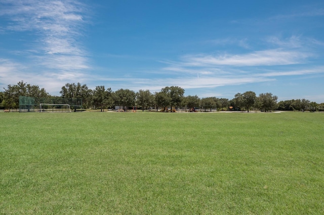 view of property's community featuring a rural view