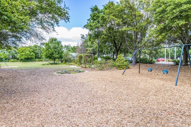 view of property's community with playground community