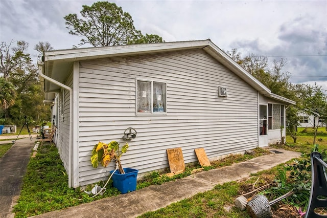 view of property exterior