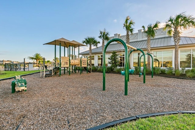 view of communal playground