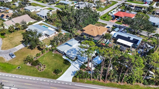 drone / aerial view featuring a residential view