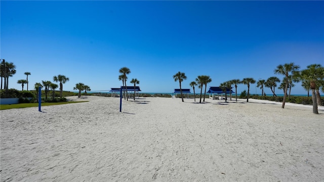 3540 Mistletoe Ln, Longboat Key, FL 34228 - view of community with a water view and volleyball court