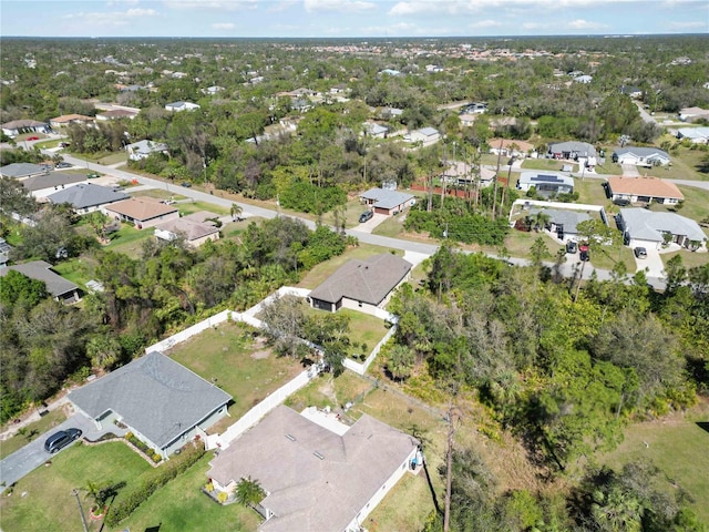 drone / aerial view featuring a residential view