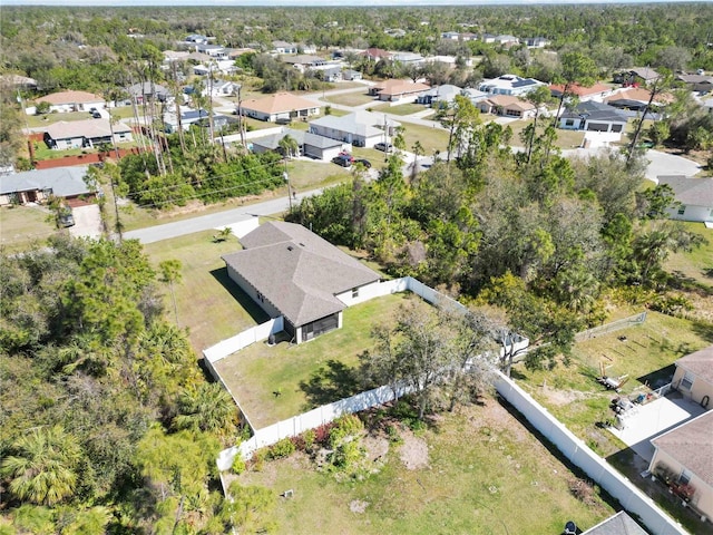 drone / aerial view featuring a residential view