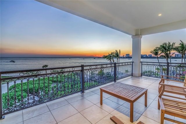 3935 N Shell Rd, Sarasota, FL 34242 - balcony featuring a water view