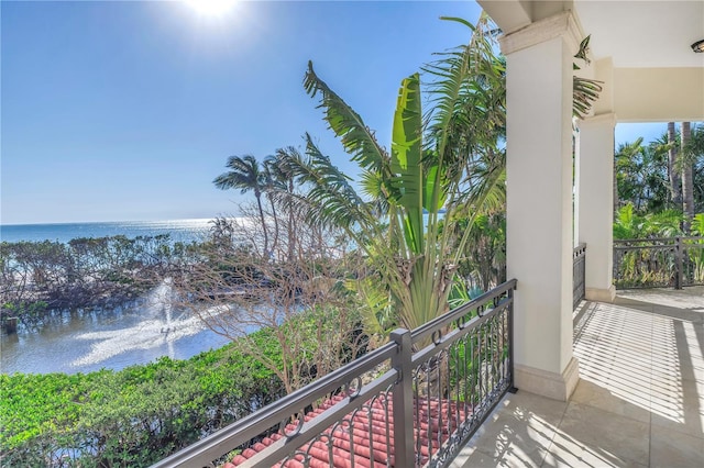 3935 N Shell Rd, Sarasota, FL 34242 - balcony featuring a water view