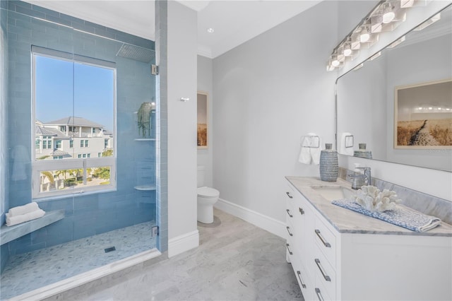 3935 N Shell Rd, Sarasota, FL 34242 - full bath featuring vanity, healthy amount of natural light, and tiled shower