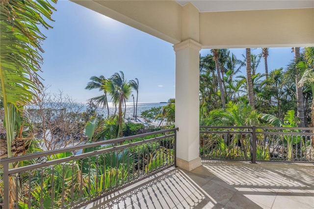 3935 N Shell Rd, Sarasota, FL 34242 - balcony featuring a water view