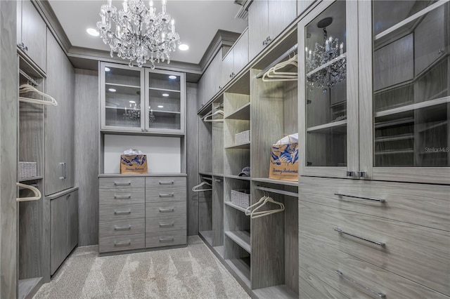 3935 N Shell Rd, Sarasota, FL 34242 - spacious closet featuring a chandelier