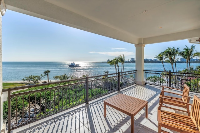 3935 N Shell Rd, Sarasota, FL 34242 - balcony with a water view