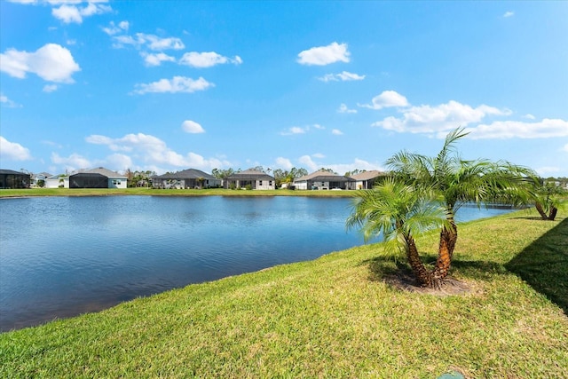 water view with a residential view