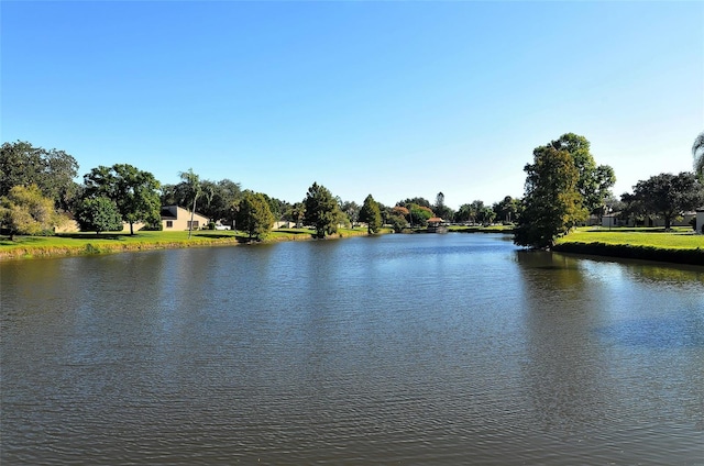 view of water feature