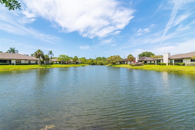 property view of water