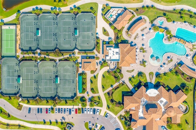 birds eye view of property featuring a residential view