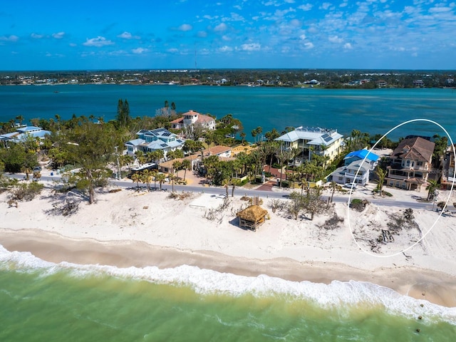 water view with a beach view