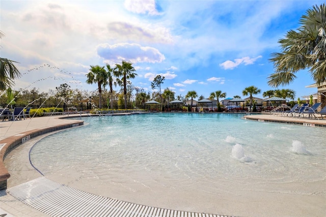 community pool featuring a patio