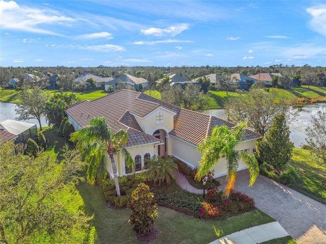 birds eye view of property featuring a residential view