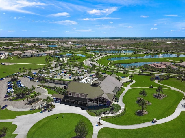 7108 Callander Cv, Lakewood Ranch, FL 34202 - drone / aerial view featuring a water view