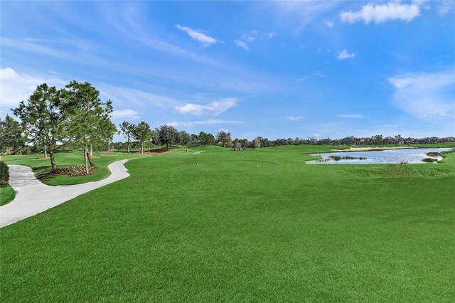 7108 Callander Cv, Lakewood Ranch, FL 34202 - view of property's community featuring a water view and a lawn