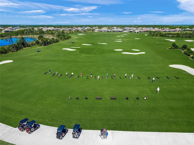 7108 Callander Cv, Lakewood Ranch, FL 34202 - bird's eye view with view of golf course and a water view