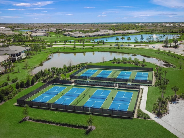 7108 Callander Cv, Lakewood Ranch, FL 34202 - birds eye view of property with a water view