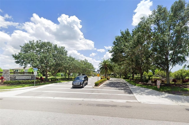 5118 78th St Cir E, Bradenton, FL 34203 - view of road with sidewalks, traffic signs, and curbs