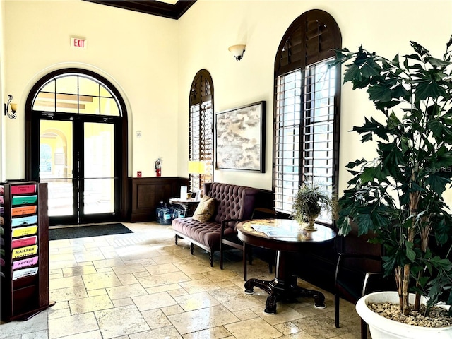 view of community lobby