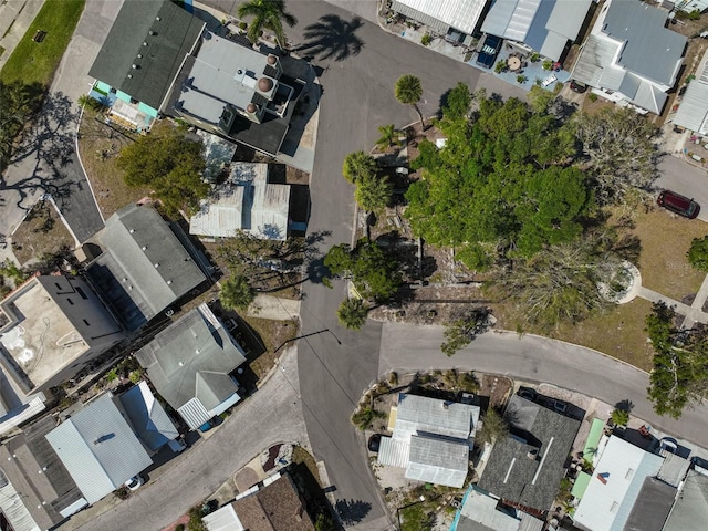 aerial view featuring a residential view