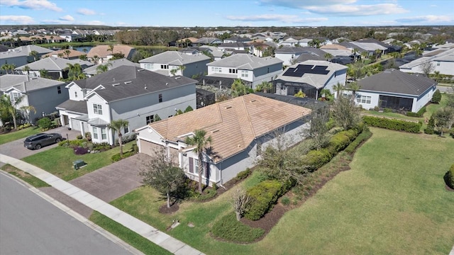 birds eye view of property featuring a residential view