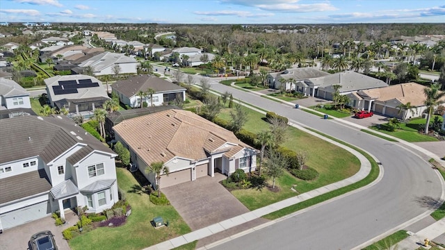 bird's eye view featuring a residential view