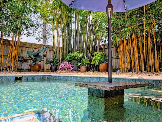 32 Fallen Oak Ln, Palm Coast, FL 32137 - view of pool with a fenced backyard