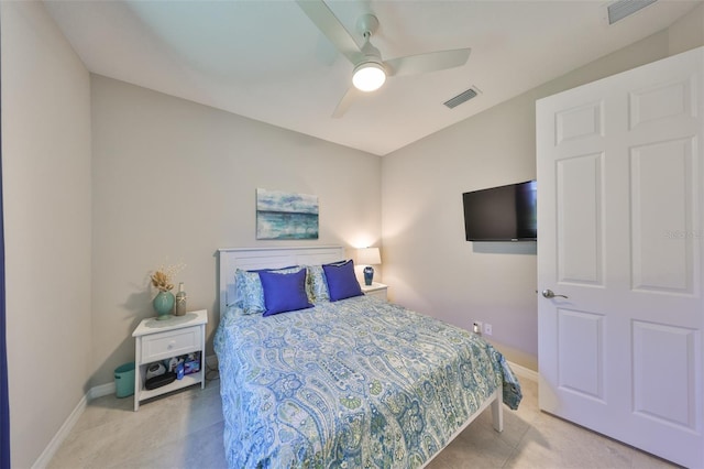 4516 Renwick Dr, Parrish, FL 34219 - bedroom with ceiling fan and tile patterned flooring