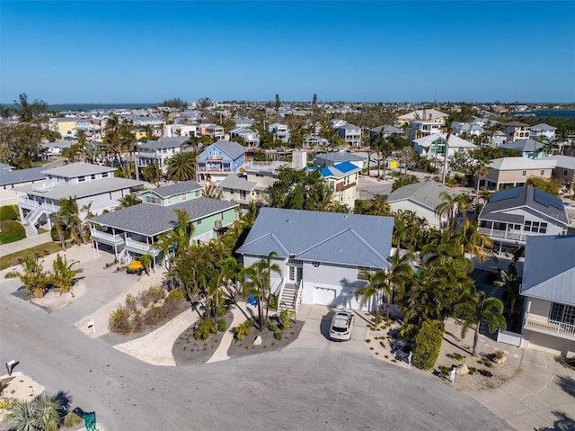 aerial view featuring a residential view