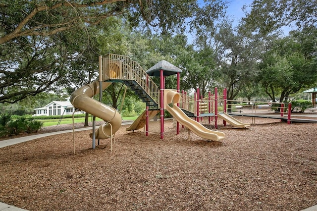 view of communal playground