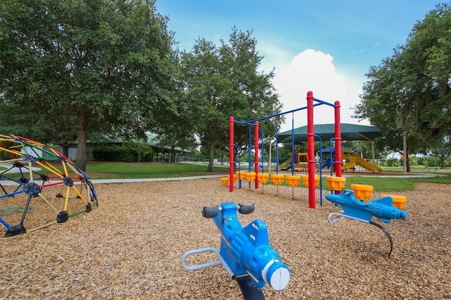 view of communal playground