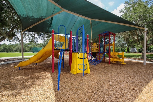 view of communal playground