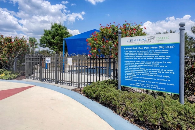 exterior details featuring fence