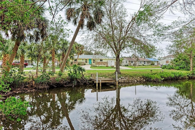 property view of water