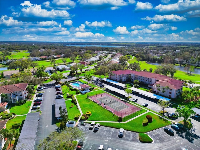 bird's eye view featuring a residential view