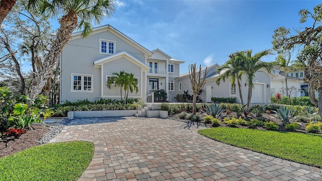 view of front of home featuring stucco siding