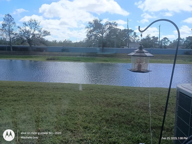 view of water feature