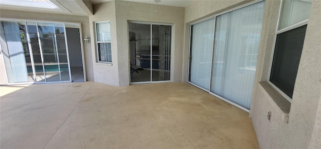 exterior space with a patio