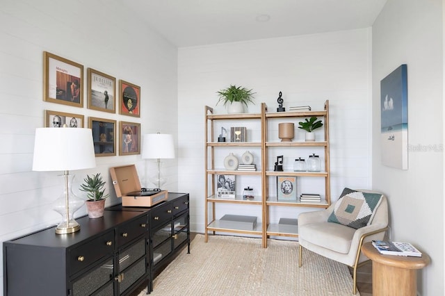 view of sitting room