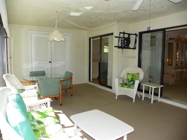 view of patio featuring outdoor dining space